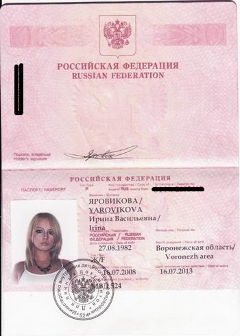 scammer irina passaporto